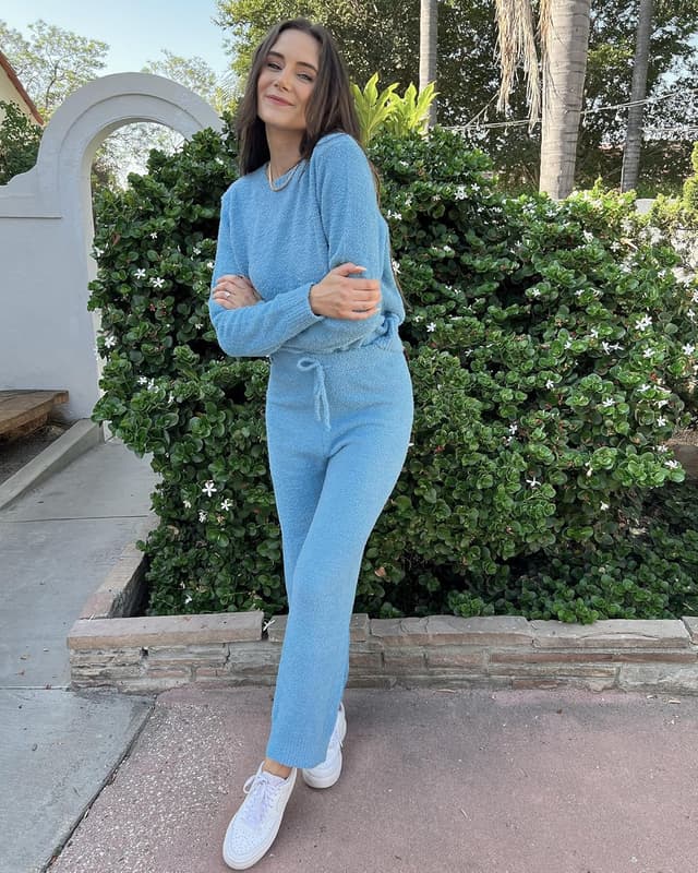 Thumbnail 6 de luvamia Women's Pajama Set Fuzzy Fleece Knitted Lounge Set