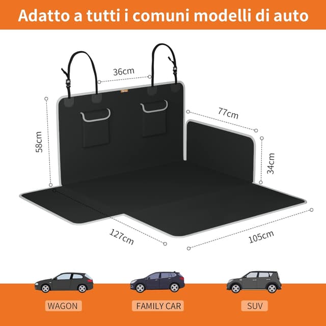 Detalle 2 de Toozey Telo Auto per Cani 208×138