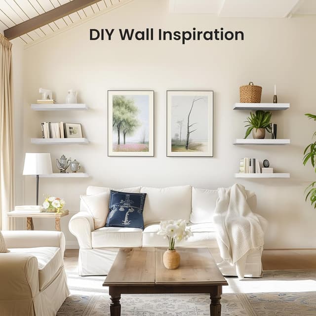 Thumbnail 1 de AMADA HOMEFURNISHING AMFS08 Floating Shelves 15.7