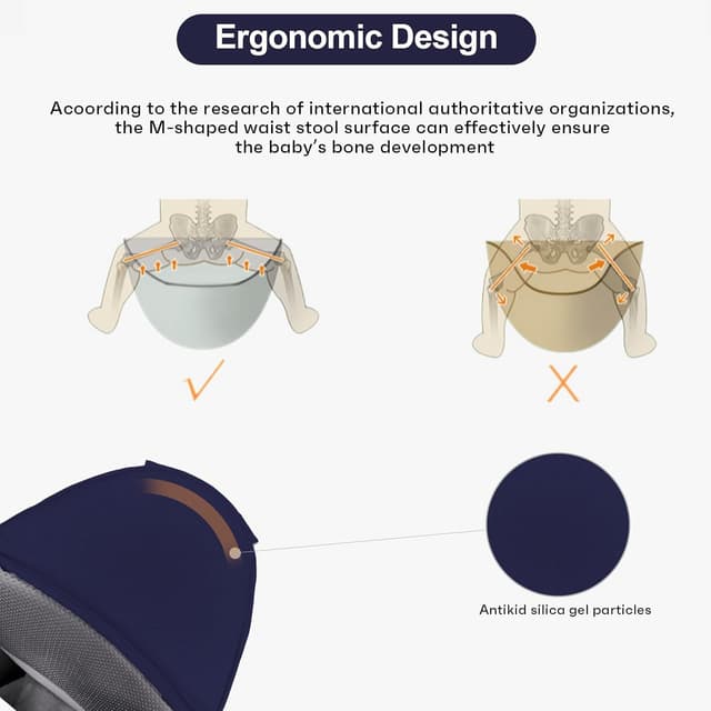 Thumbnail 4 de Ocanoiy Baby Carrier Newborn to Toddler 6‑in‑1 👶