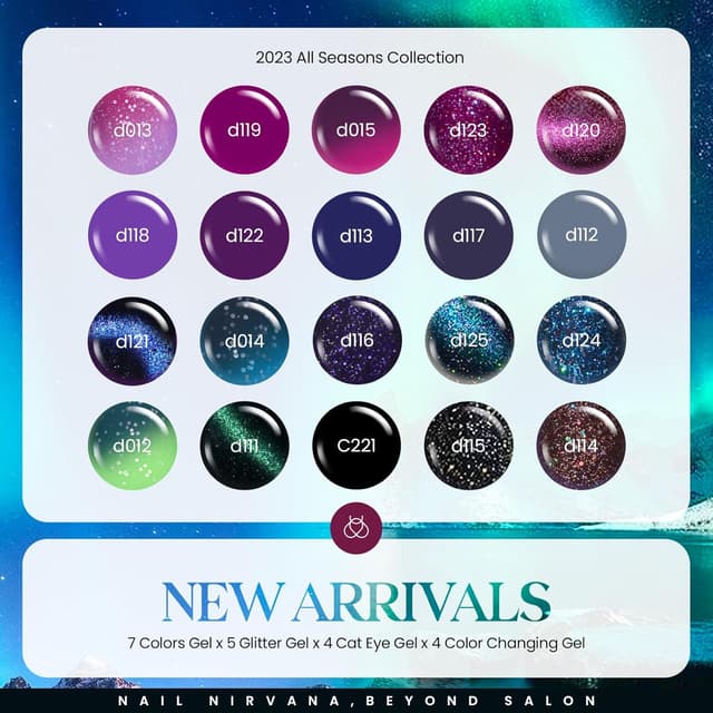 Detalle 2 de Beetles Gel Polish Set mit Cat-Eye Farbwechsel & Magnetstab (20 Farben)