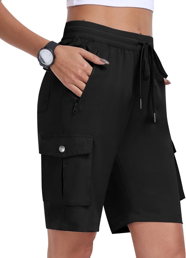 Thumbnail 6 de MoFiz Pantaloncini cargo trekking da donna in bermuda estiva con 6 tasche