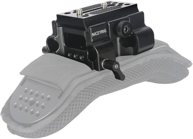 Detalle 2 de NICEYRIG Quick Release Plate for Manfrotto 577/501/500/701 with 15mm Dual Rod Clamp