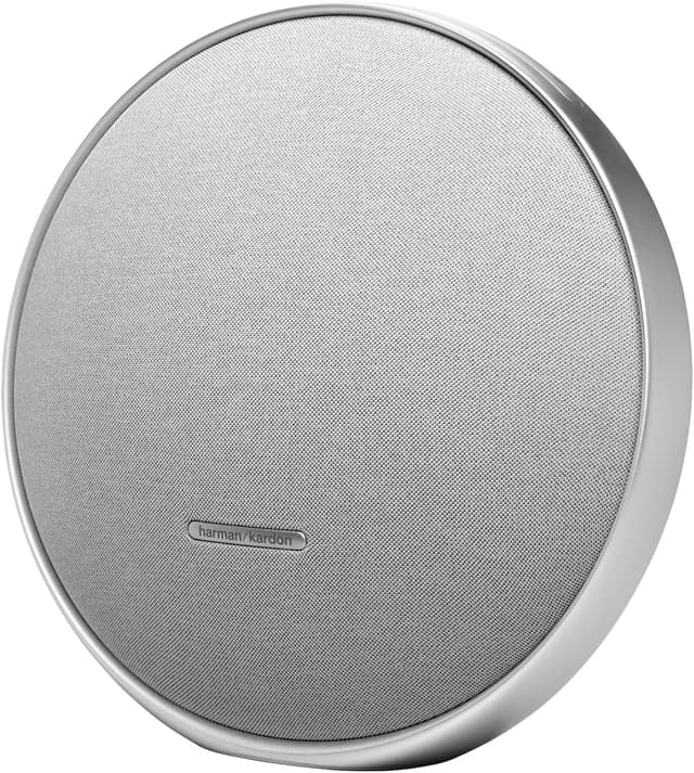 Detalle de Harman Kardon Onyx Studio 9 portable Bluetooth speaker with Auracast multi-speaker pairing (grey)