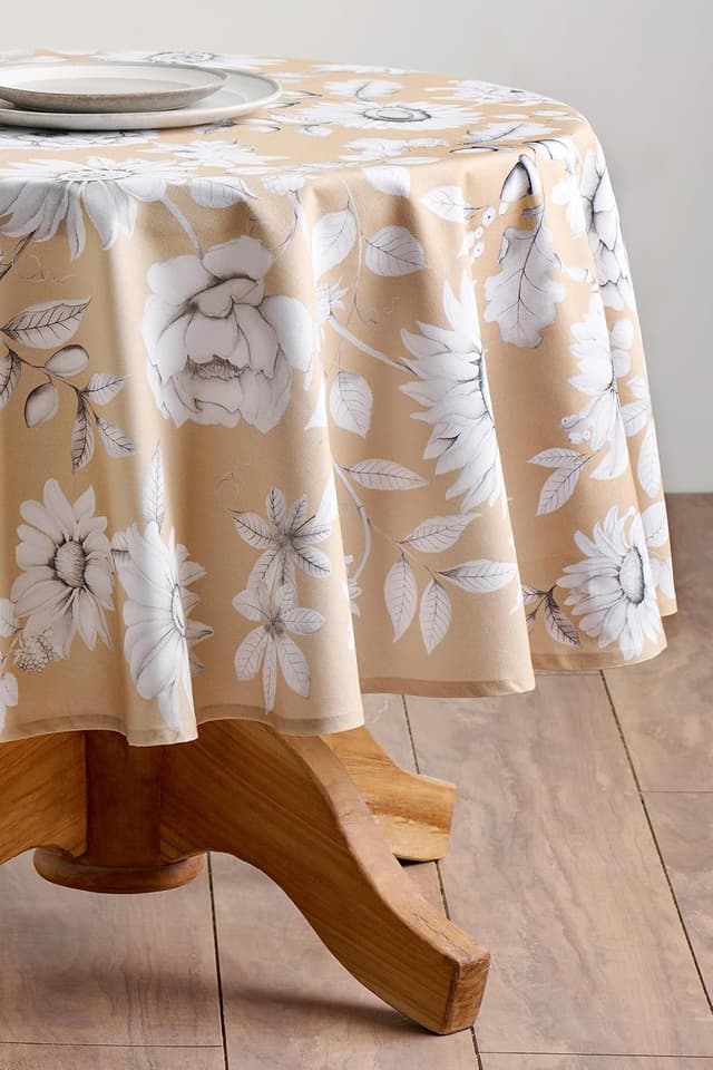 Thumbnail 6 de Maison d’ Hermine 100% Cotton Round Table Cloth (69-inch) for Fall, Thanksgiving, and Christmas Decor