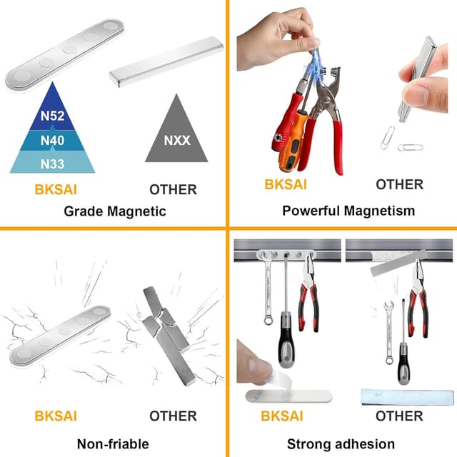 Detalle 2 de BKSAI Unbreakable Strong Magnet 12pcs 🧲