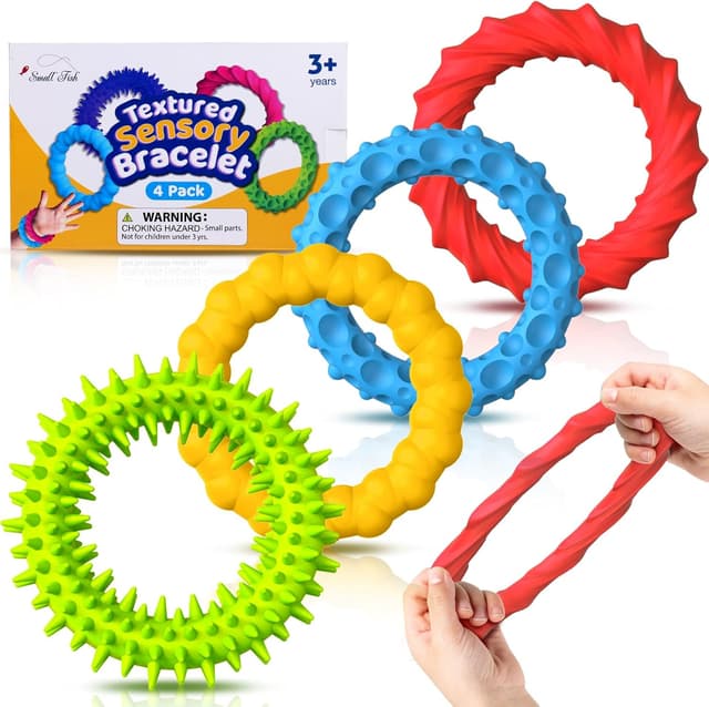 Detalle de Sensory Fidget Bracelet 4-Pack