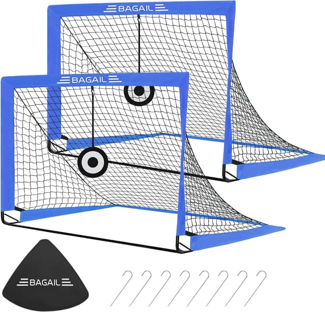 Detalle de Bagail Football Goal rete calcio pop up 120×90×90 cm
