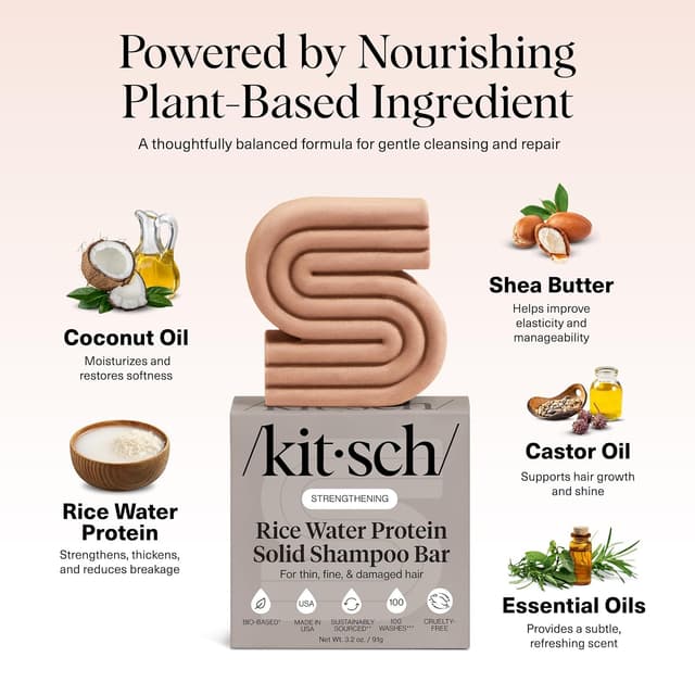 Thumbnail 4 de Kitsch Rice Water Shampoo Bar 3.2 oz