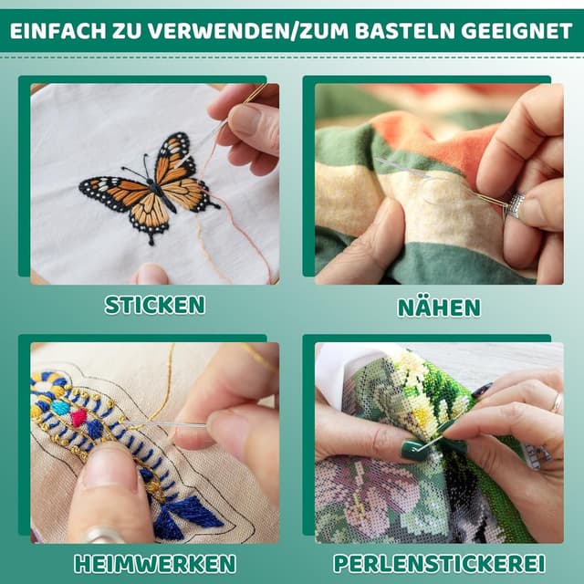 Thumbnail 5 de MASPHY Nähnadeln 30 Stücke