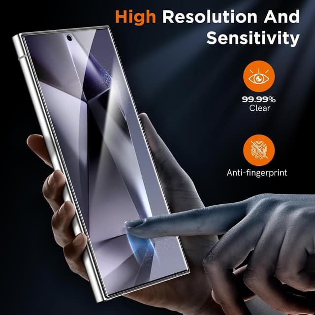 Detalle 2 de LK 2+2 Pack Samsung Galaxy S24 Ultra screen protector 2-pack