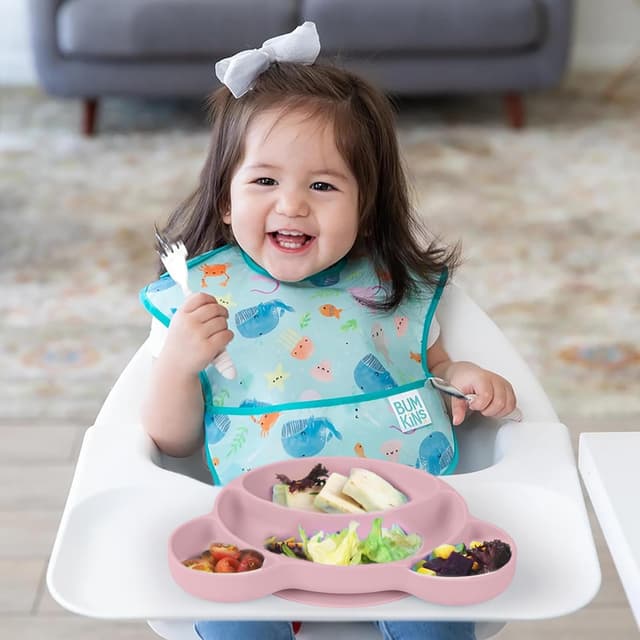 Detalle 2 de Vicloon Baby Teller für Silikon-Babygeschirr