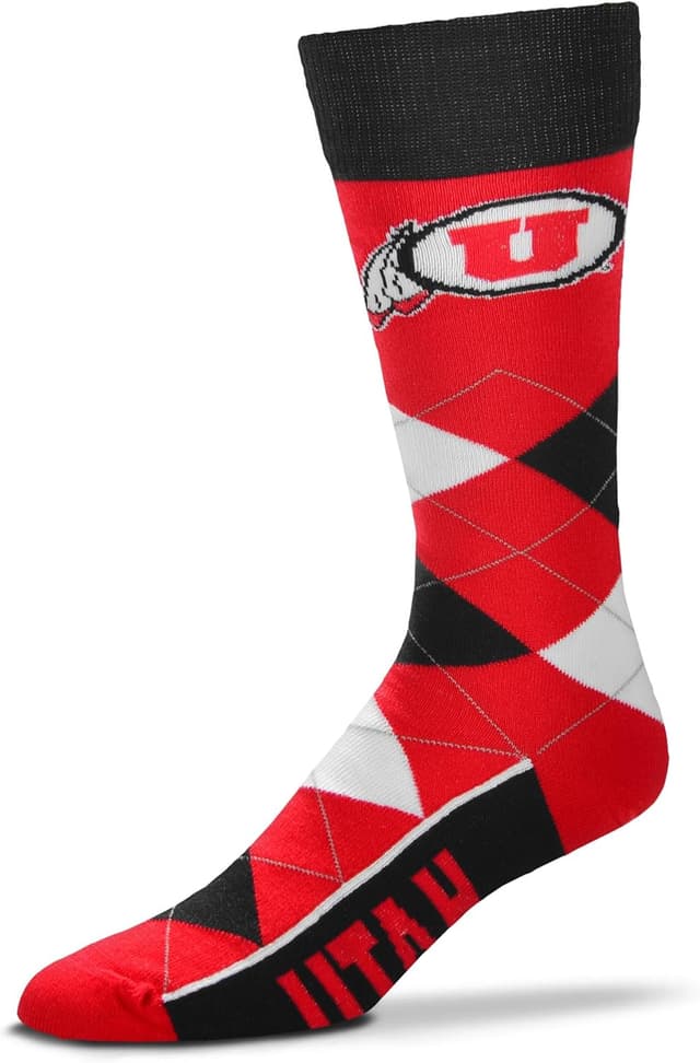 Detalle 2 de For Bare Feet Tampa Bay Buccaneers Argyle Crew Socks (1 Pair)
