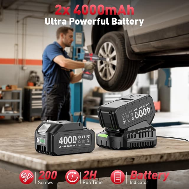Thumbnail 3 de Avhrit Cordless Impact Wrench 1600 N.m