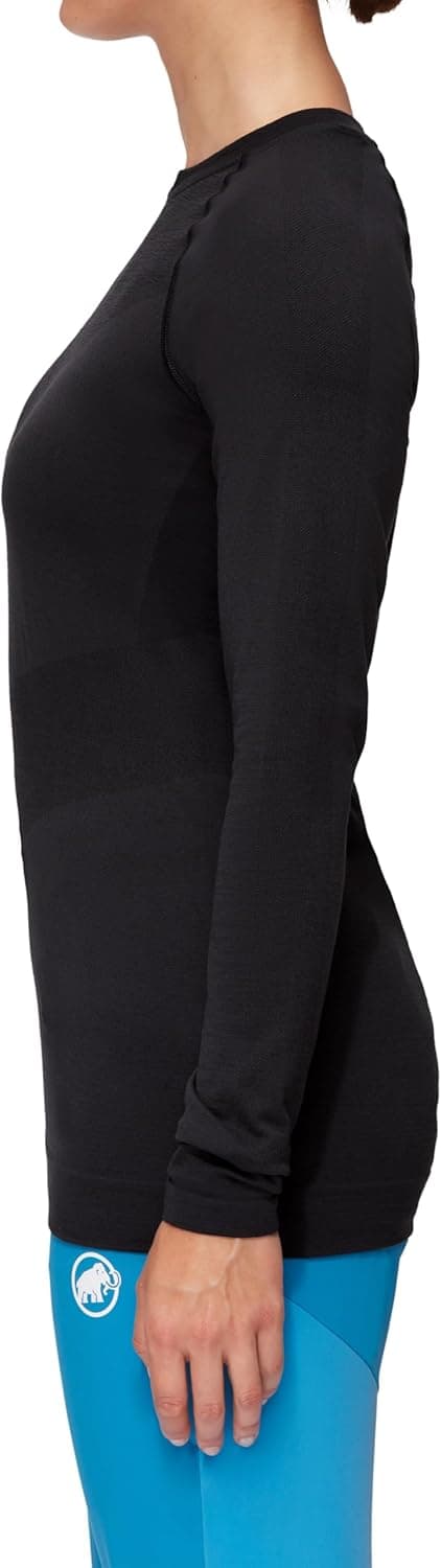 Detalle de Mammut Damen Trift Longsleeve Women – Merino-Longsleeve mit Seamless-Technologie (1er Pack)