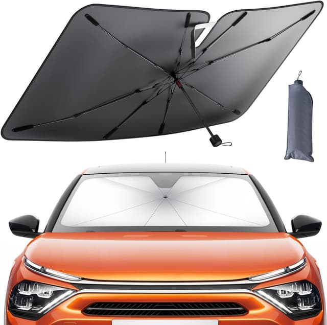 Detalle de Lamicall Car Windshield Sunshade 52x31