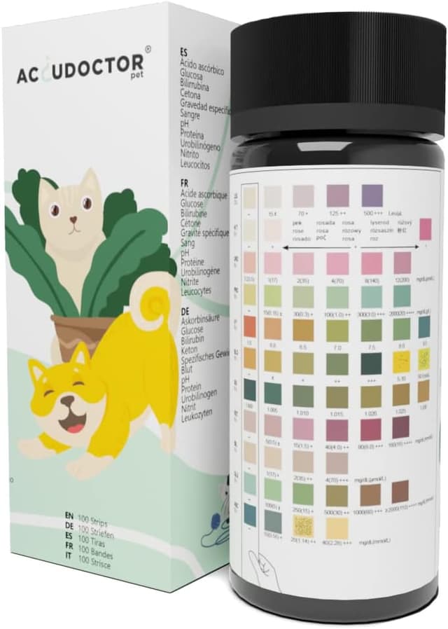 Detalle 2 de AccuDoctor 100 Urin-Teststreifen Haustiere 🐾
