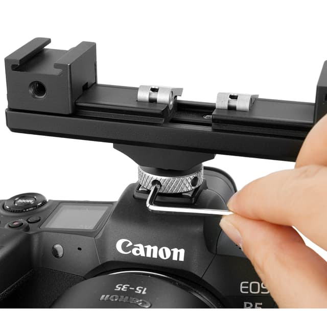 Thumbnail 3 de Vanguard Veo CSMM2 Montura cold shoe para 2 accesorios 🎥