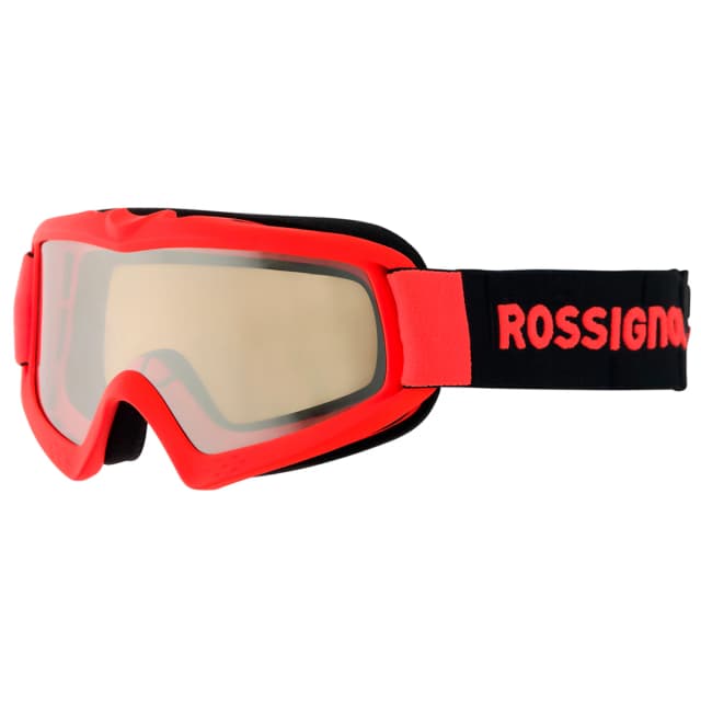 Detalle de Rossignol Raffish Hero máscara de esquí y snow infantil con lentes intercambiables (6 a 12 años) Hot Red