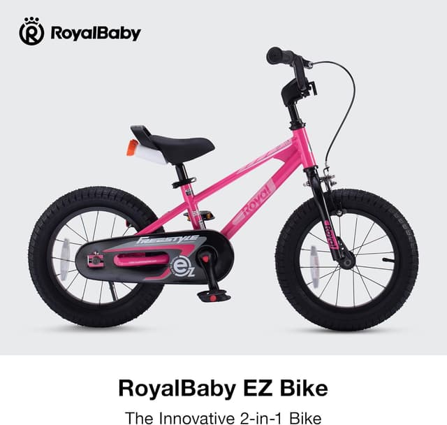 Detalle de RoyalBaby EZ Kids Bike (12–20 Inch) 2-in-1 Balance to Pedal Bike for Ages 3–12