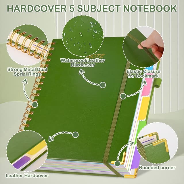 Detalle 2 de FREBLASO 5 subject notebook 300 pages