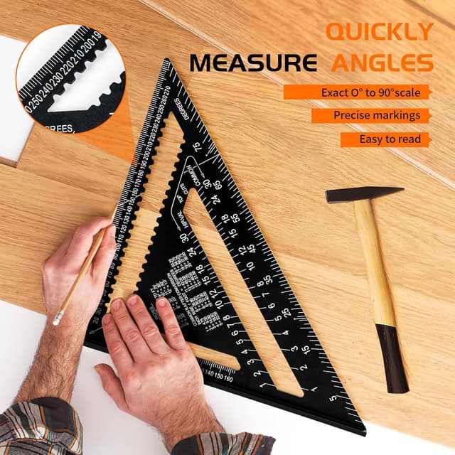 Detalle 2 de AivaToba Escuadra Carpintero 12 pulgadas