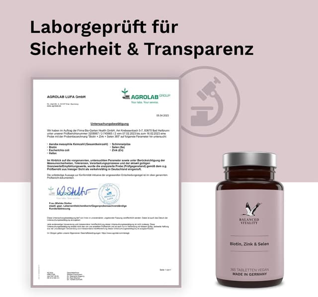 Thumbnail 6 de Biotin Zink Selen Tabletten mit 10 mg Zink