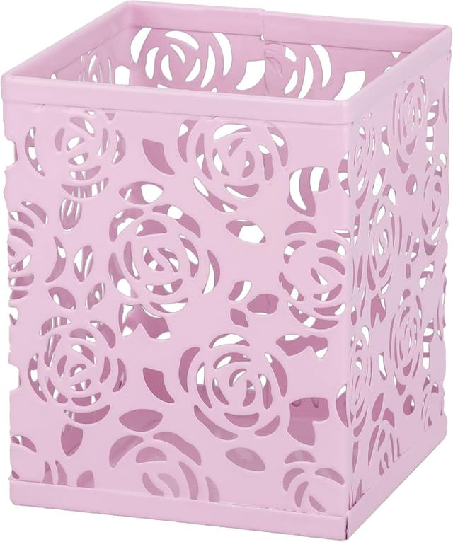 Detalle de RICOO B003-P Organizer Scrivania 8x8x10 cm rosa