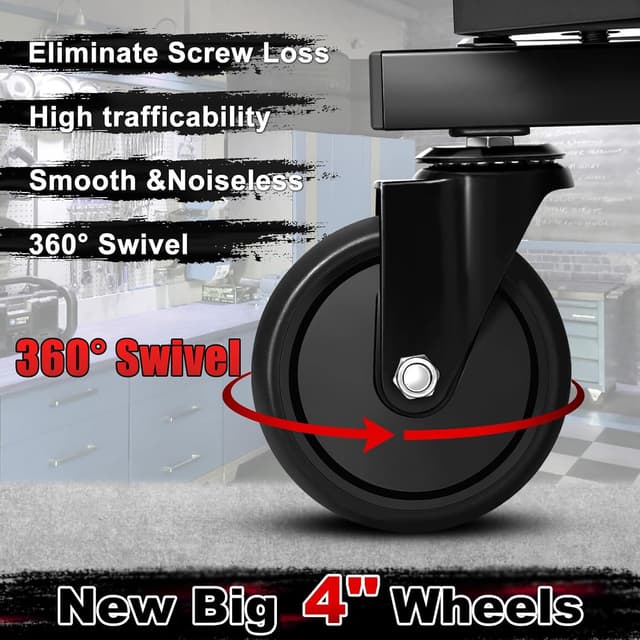 Thumbnail 5 de FREEKYROCK Rolling Stool 400 lbs