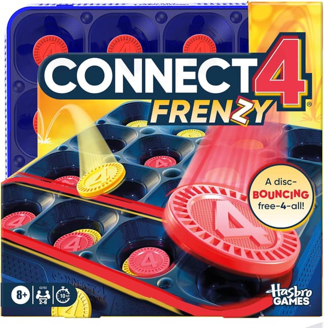 Detalle de Hasbro Gaming Connect 4 Frenzy Game (English Version) — quick-fire family board game