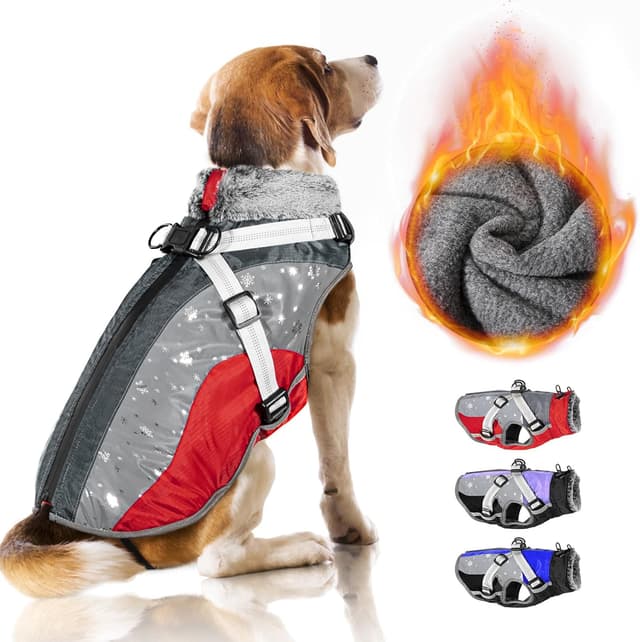 Detalle de Nasjac Winter Hundemantel mit 7 Größen