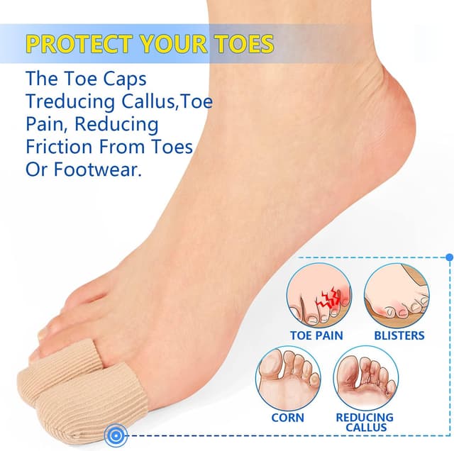 Detalle de Kimihome gel toe caps, 8 pcs protective sleeves