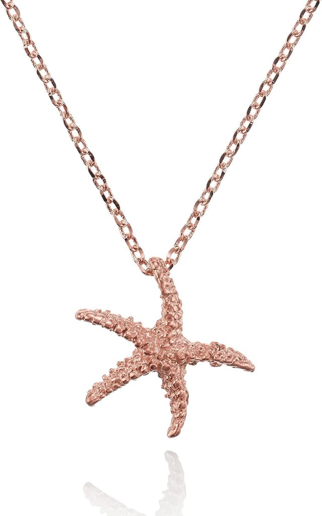 Detalle de Namana collana con ciondolo a stella marina placcato oro o argento