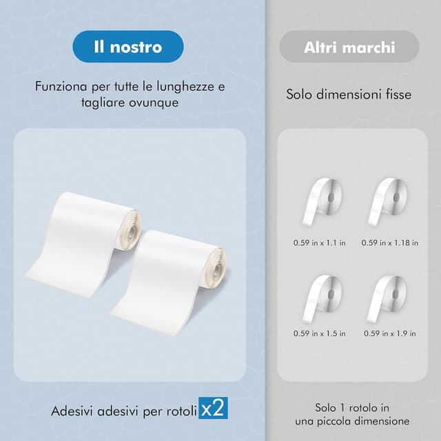 Detalle de Stampante etichette termica Bluetooth 200 DPI