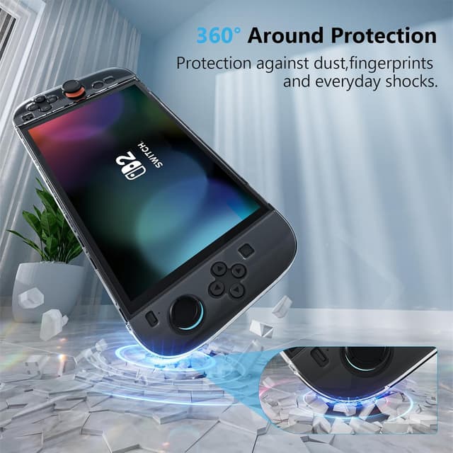 Thumbnail 6 de HEYSTOP Custodia per Nintendo Switch 2 con vetro temperato 9H