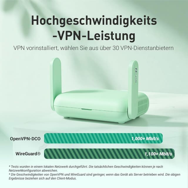 Thumbnail 4 de GL.iNet GL-MT3600BE Beryl 7 WLAN Reiserouter