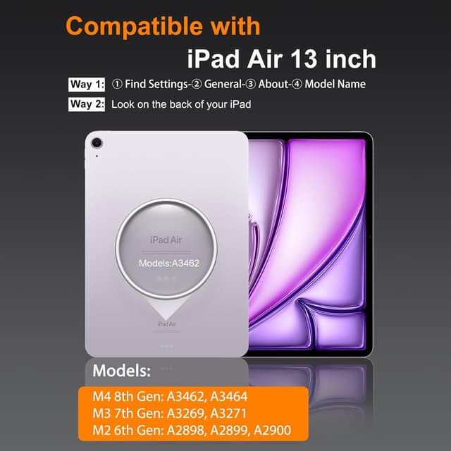 Thumbnail 1 de SPARIN Panzer Schutz Glas für iPad Air 13 Zoll M4/M3/M2