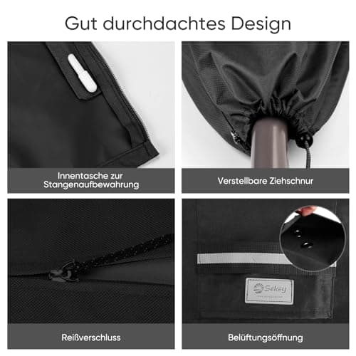 Thumbnail 5 de Sekey Carcasa para sombrilla de 400 cm, 100% poliéster🛡