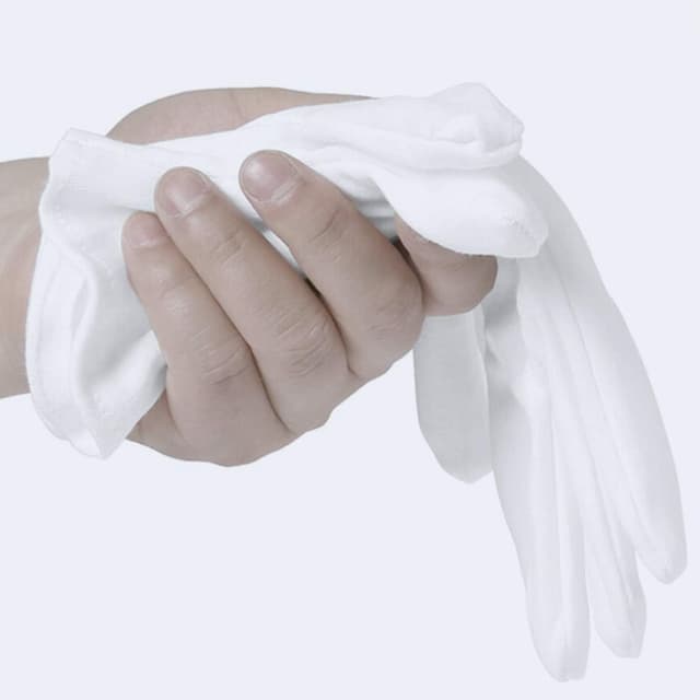 Thumbnail 4 de 3 Pairs White Cotton Gloves for Eczema Care