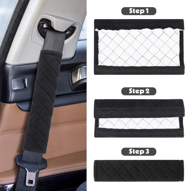 Detalle de Seatbelt comfort pads, 4 piece set