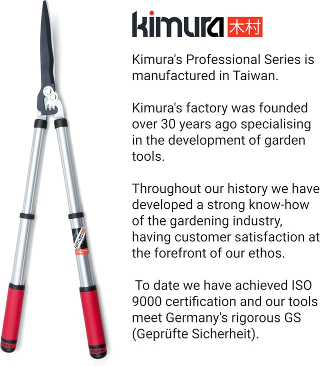 Thumbnail 6 de Kimura Pro Telescopic Garden Shears 630-820mm