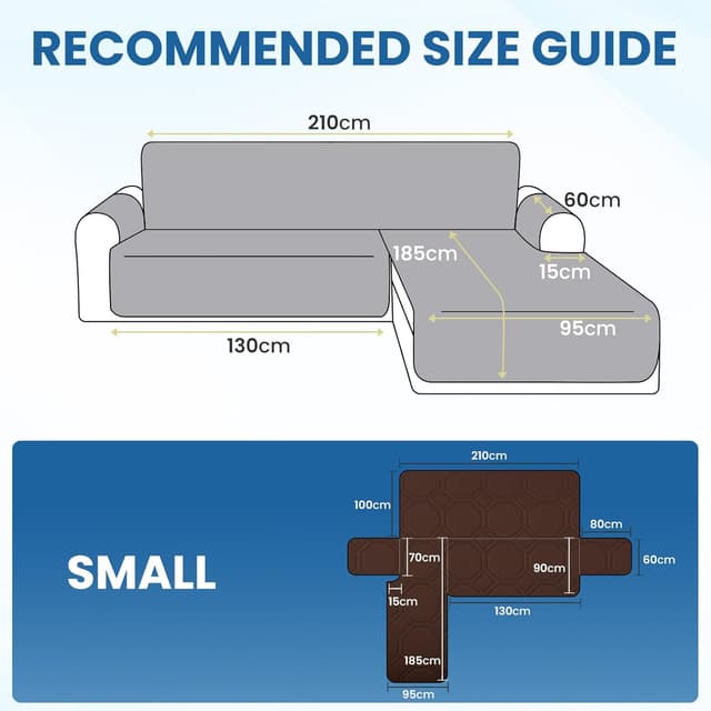 Thumbnail 2 de Ystyle Fundas Chaise Longue 200 cm 🛋