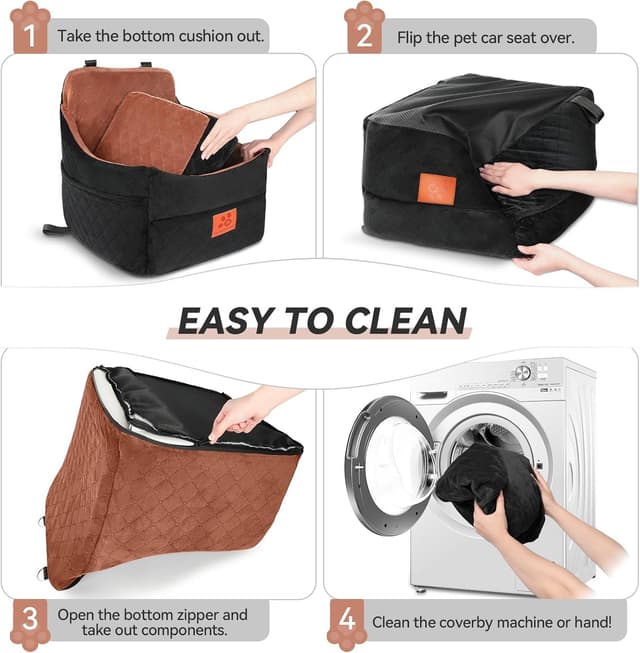 Thumbnail 6 de Dog Car Seat for Small/Medium Dogs 35 lbs