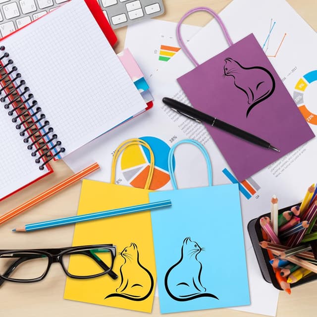 Thumbnail 3 de Kraft Paper Party Bags 30-Pack with Handles