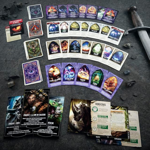 Detalle de Talisman Nemesis : La Grande Chasse – Extension (version française) – nécessite Talisman 5e édition