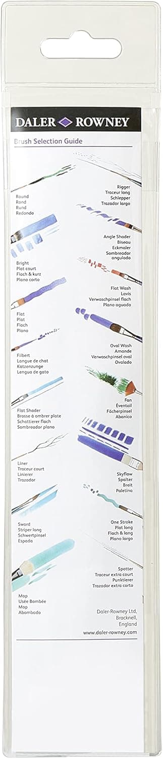 Thumbnail 1 de Daler Rowney 212530007 Set pennelli Bianco Punta Tonda