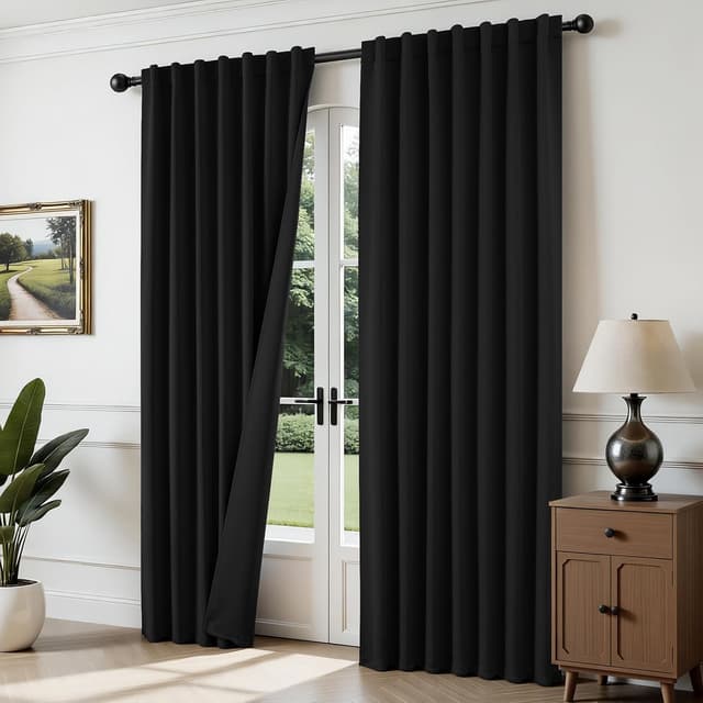 Imagen de Joydeco 96-inch Blackout Curtains — 2 Panels 🪟 en OfertitasTOP