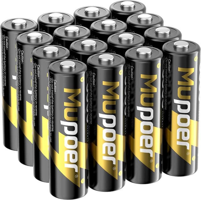 Detalle de Rechargeable AA Lithium Batteries 1.5V (16-pack, 3600 mWh) – Rechargeable Lithium AA Cells (charger not included)