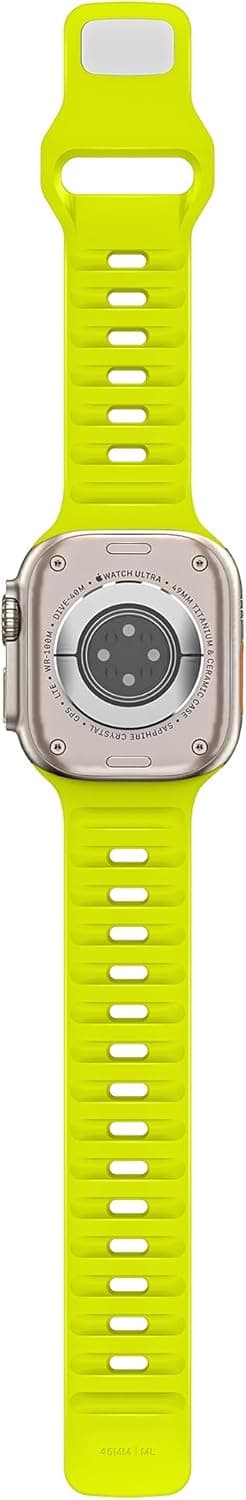 Detalle de DONEGANI UC1 in silicone per cinturino Apple Watch (giallo fluo) 38–49 mm