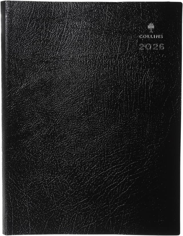 Detalle 2 de Collins Leadership 2026 A5 12-Month Year Planner (Week-to-View, Hourly Appointments) - Black